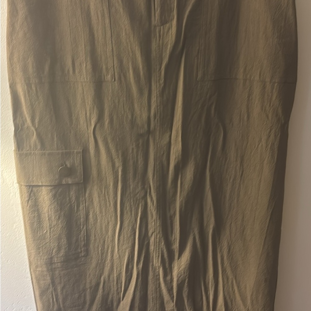 Tan Cargo skirt